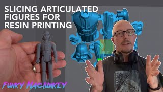 Slicing Articulated Action Figures for 3D Resin Printing [upl. by Enyamert]