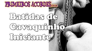 Aula de Batidas para cavaquinho  Iniciante [upl. by Albie]