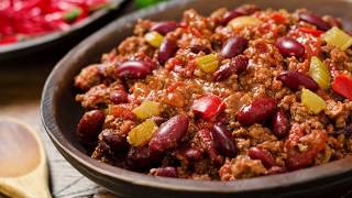 Healthy amp Easy Ground Turkey Chili CrockPot Recipe [upl. by Hindu837]