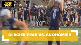 HS Football Glacier Peak vs Snohomish [upl. by Elenaj]