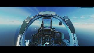 DCS World  Su33  1v1 WVR F14 hdr [upl. by Fregger]