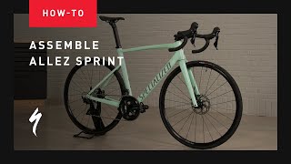 How to assemble your new Allez Sprint  Specialized Assembly Guides [upl. by Lavoie]