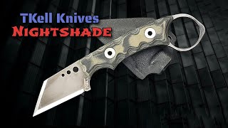 TKell Knives Nightshade Fixed Blade Hideout Pocket Carry [upl. by Crooks]