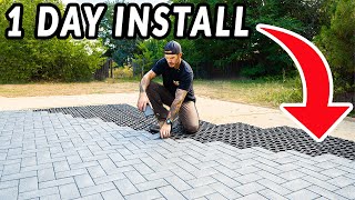 Easiest Patio Pavers Youll Ever Install [upl. by Cal285]