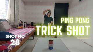 Playing Ping pong ball trick shot dailyvlog [upl. by Strephon194]