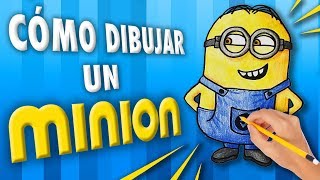 Como dibujar un MINION Gru mi villano favorito  Dibujos Fáciles [upl. by Anedal148]