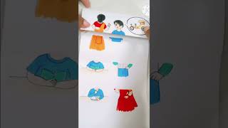 jei ami boi dhorisaradin boi pori song in paper folding art 🩷cartoonviralartpapercraftshorts [upl. by Heppman]