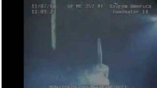 Wow Pipe Breaks on Cement Op BP Deepwater Horizon 11710 [upl. by Gnohp]