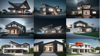 Futuristic House Front Elevation Designs [upl. by Ardnaskela]