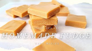 Easy Homemade Fudge using Evaporated Milk fudgerecipe easyrecipe [upl. by Anwahsiek]