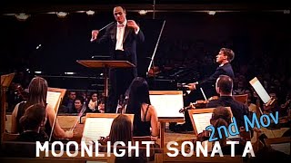 Beethoven  Moonlight Sonata 2nd Movement  Piano amp Orchestra [upl. by Krum945]