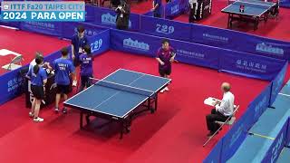 ITTF Fa20 TAIPEI CITY 2024 PARA OPEN Table7 Day3 [upl. by Aynor396]