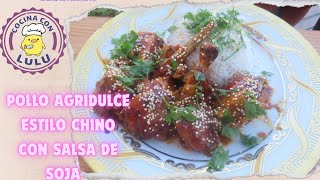 ¡POLLO AGRIDULCE CHINO Un receta pará NAVIDAD ¡FÁCIL y rápidaCocina con LULU [upl. by Libyc339]