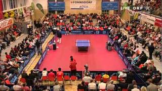 Werner Schlager AUT vs Ma Long CHN [upl. by Geoffrey]