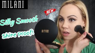 NEW Milani Conceal and Perfect Shine Proof Powder 03 Natural Light Review amp Swatch Oily skin2018 [upl. by Zoller]