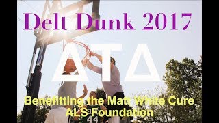 Delt Dunk 2017  The Matt White Cure ALS Foundation  Delta Tau Delta  Beta Zeta Chapter [upl. by Aida]