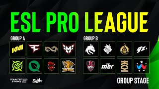 День 4  ESL Pro League Season 2024  Groups AampB  КРNВОЙ ЭФИР [upl. by Nylzzaj]