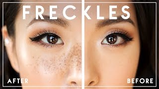 How To Draw REALISTIC FAKE FRECKLES  Try The Trend [upl. by Kalli]