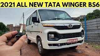 2021 Tata Winger BS6 9D Seater AC LUXURYTourist Review with PriceFeaturesSpace  Arsh Jolly [upl. by Sukram]