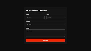 Contact Form with HTML5 CSS3 amp UIUX Design Concept  HTML5 CSS3 Contact Form raselcoder [upl. by Tips]