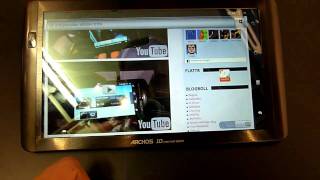 Archos 101 Internet Tablet Hands On  German [upl. by Wilmott]