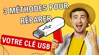 3 méthodes pour réparer une clé USB endommagée ou qui ne saffiche pas sans installer dapplications [upl. by Dallman]