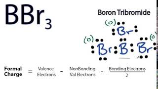 BBr3 Lewis Structure  How to Draw the Lewis Structure for BBr3 [upl. by Stanly]