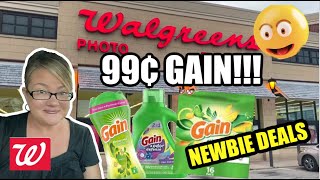 WALGREENS NEWBIE DEALS 915  921   99¢ GAIN amp MORE [upl. by Sigismondo567]