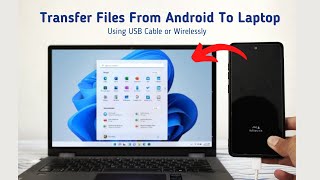 How to Transfer Files From Android to LaptopPC 5 Methods [upl. by Aowda]