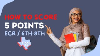 How To Score 5 Points On STAAR Extended Constructed Response in 6th 7th and 8th grade [upl. by Namus]