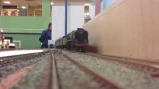 Solent Model Railway Group Adelaide Wharf Layout at Solent Model Railway Show [upl. by Boni]