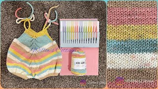 Knit a romper for 1218 month old babies [upl. by Richart]