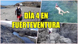 VLOG 4 FUERTEVENTURA  BAÑO en PISCINAS NATURALES [upl. by Ailyt]