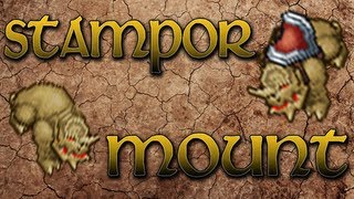 Tibia Como conseguir Stampor Mount  en Español [upl. by Nye]