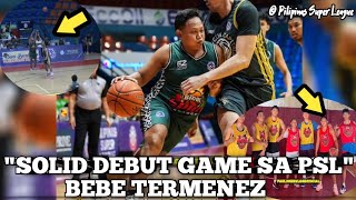 BEBE TERMENEZ NG MAVS DAYO NAGLARO SA PSL SOLID DEBUT SA BICOL TEAM coachmav mavsdayo dayoseries [upl. by Nightingale]