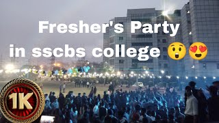 Freshers party at SSCBS College😲 😍du sscbs [upl. by Ellerihs333]