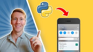 Send Daily Push Notifications to Your Phone Using Python  Build A New Years Resolution BOT fast [upl. by Enitsirk]