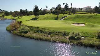 Golf Pestana Gramacho  drone arial video  Gramacho  Hole17 [upl. by Aihpos]