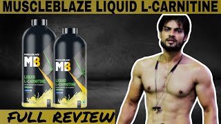 muscleblaze liquid l carnitine review  mb liquid l carnitine uses in hindi [upl. by Enyad]