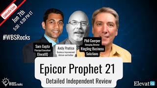 Epicor Prophet 21 Independent Review  Epicor P21 Reviews  Epicor Prophet 21 Pros and Cons [upl. by Orms]