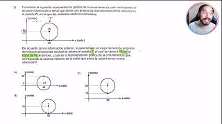 1 5📚Resolución de Prueba ESTANDARIZADA de MATEMATICAS  Técnicos 2023  Circunferencias [upl. by Eitak525]