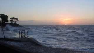 Storm hits Jersey Channel Islands [upl. by Sehcaep]