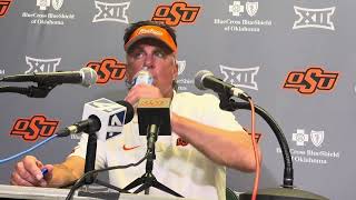 Mike Gundy post Baylor Oct 26 2024 [upl. by Balkin]