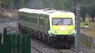 IE Mk4 Intercity train  201 Class Loco  Hazelhatch amp Celbridge [upl. by Lamiv]