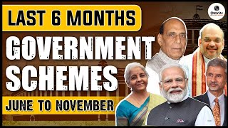 6 Months All Important Government Scheme in NEWS  1 Place  UPSC Prelims 2024  OnlyIAS [upl. by Eileen559]