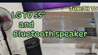 LG TV 55quot and KONZERT Bluetooth speaker [upl. by Raasch82]