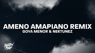 Goya Menor Nektunez – Ameno Amapiano Remix you want to bamba you want to chill with the big boys [upl. by Htidra]