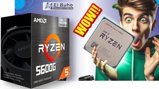 AMD Ryzen 5 5600G  GRAN RENDIMIENDO  precio bajo  Descubrelo UNBOXING Review AQUÍ 🤑😍👍💲💲 [upl. by Yednil]