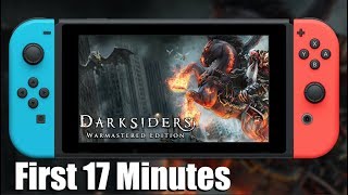 Darksiders Nintendo Switch Gameplay  First 17 Minutes [upl. by Hnah]