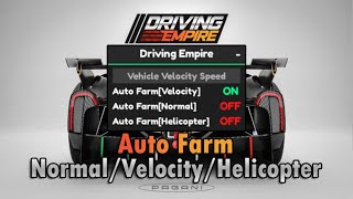 NEW🚗 Driving Empire Script Hack  Auto Farm Normal  Velocity  Helicopter MobilePC Pastebin [upl. by Adams]